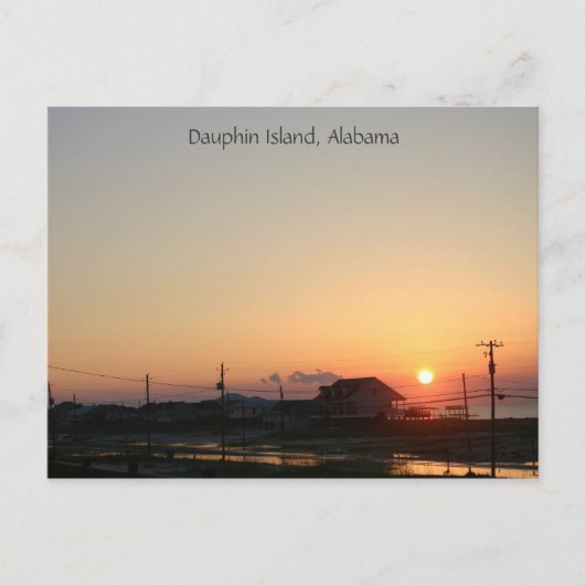 Dauphin Island, Alabama Briefkaart (Voorkant)