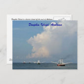 Dauphin Island, Alabama Briefkaart (Voorkant / Achterkant)