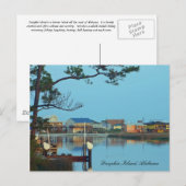 Dauphin Island, Alabama Briefkaart (Voorkant / Achterkant)