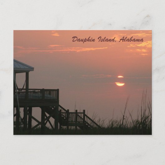 Dauphin Island, Alabama Briefkaart (Voorkant)