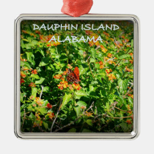 DAUPHIN ISLAND, ALABAMA METALEN ORNAMENT