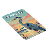 Dauphin Island Alabama Reizen Magneet (Rechterzijde)