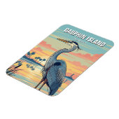 Dauphin Island Alabama Reizen Magneet (Linkerzijde)