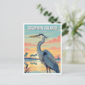 Dauphin Island Alabama Travel Briefkaart (Staand voorkant)