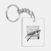 Dauphin Island, Alabama Wildlife Sleutelhanger (Voorkant Links)