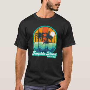  Dauphin Island Alabama Zomer 90s Beach Zo T-shirt
