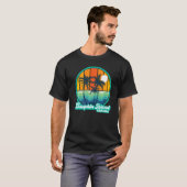 Dauphin Island Alabama Zomer 90s Beach Zo T-shirt (Voorkant volledig)