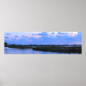 Dauphin Island Bayside Panorama Poster (Voorkant)