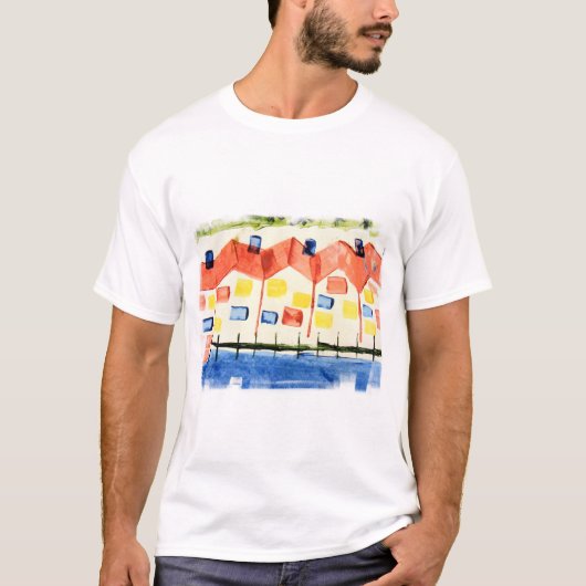 Dauphin Island Beach Houses T shirt (Voorkant)