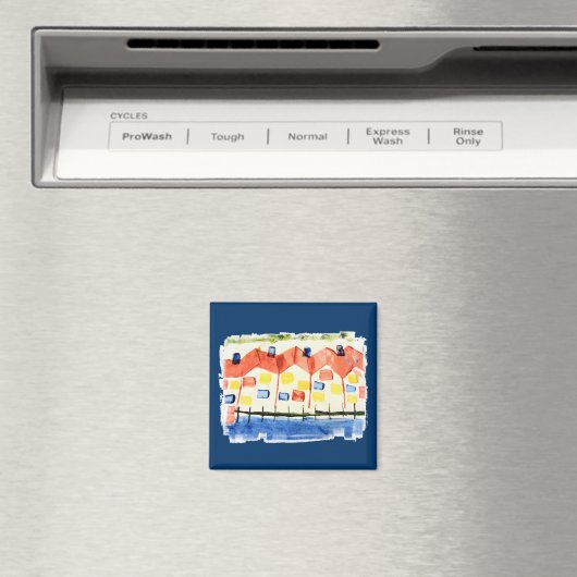 Dauphin Island Beach Huizen Magnet (Insitu (Vaatwasser))