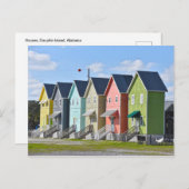 Dauphin Island Houses, Alabama Briefkaart (Voorkant / Achterkant)