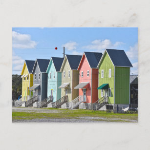 Dauphin Island Houses, Alabama Briefkaart