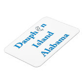Dauphin Island Sign Magnet Magneet (Linkerzijde)