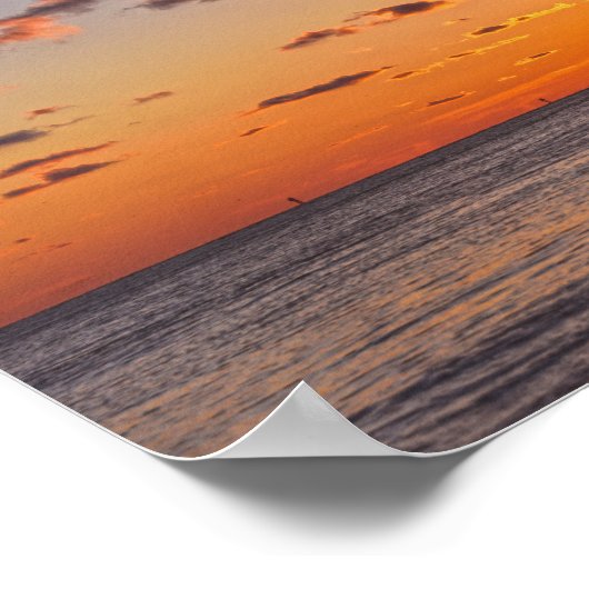 Dauphin Island Sunset, Alabama Poster (Hoek)