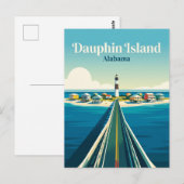 Dauphin Island VS Briefkaart (Voorkant / Achterkant)