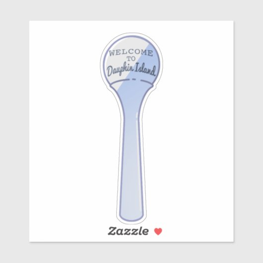 Dauphin Island Water Tower Sticker (Vel)