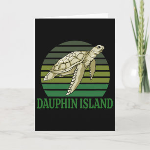 Dauphin Island Zeeschildpad Kaart