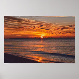 Dauphin Island zonsopgang, Alabama Poster