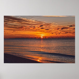 Dauphin Island zonsopgang, Alabama Poster