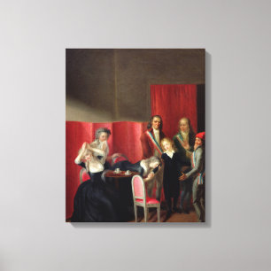 Dauphin overgenomen van zijn familie, 3 juli 1793 canvas afdruk