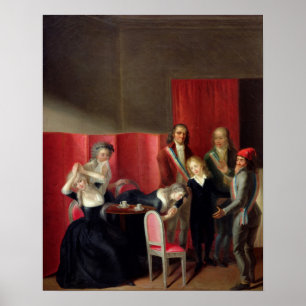 Dauphin overgenomen van zijn familie, 3 juli 1793 poster