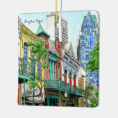 Dauphin Street, Mobile, Alabama Keramisch Ornament (Links)