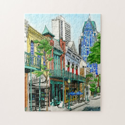 Dauphin Street Mobile Alabama Legpuzzel (Verticaal)