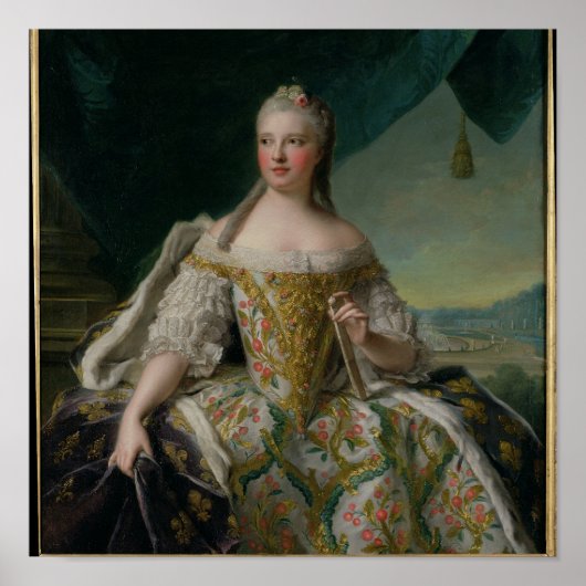 Dauphine Marie-Josephe de Saxe 1751 Poster (Voorkant)