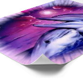 Dauphins á l'huile poster (Hoek)