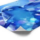Dauphins á l'huile poster (Hoek)