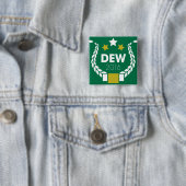 Dauw 2016 vierkante knop button 5,1 cm (In situ)