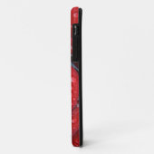 Dauw bedekte rode roos versiert grafsite in Case-Mate iPhone case (Achterkant/links)