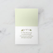 Dauw druppel dank je wel bedankkaart (Binnen)