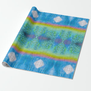 Dauw druppel DNA Iriserend, glinsterend, Cadeaupapier
