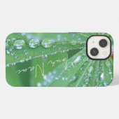 Dauw druppel iPhone hoesje (Achterkant horizontaal)