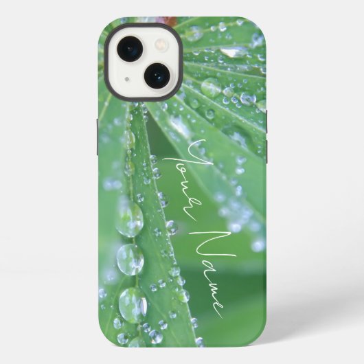 Dauw druppel iPhone hoesje (Achterkant)
