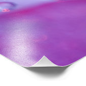 Dauw druppels op bloemblad abstract. foto afdruk (Hoek)