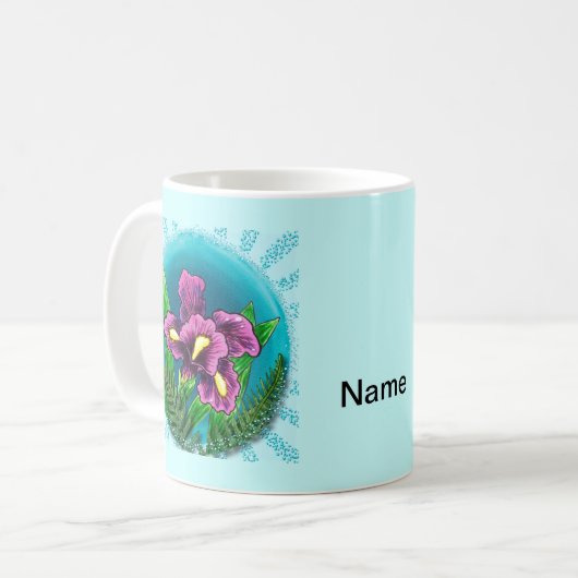 Dauwdruppel iris mok (Voorkant links)