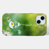 dauwdruppel met daisy reflectie Case-Mate iPhone case (Achterkant (horizontaal))