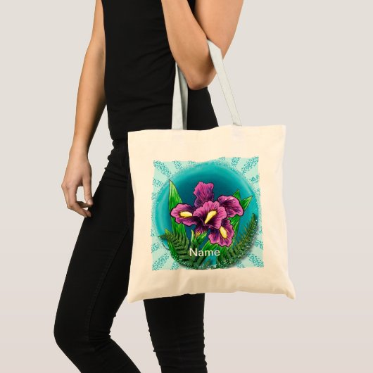 dauwdruppeliris tote bag (Voorkant (product))