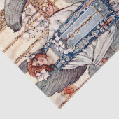 “Dauwdruppels” door A Duncan Carse Tissuepapier (Detail)