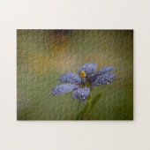 Dauwige Blauwe Ogen Legpuzzel (Horizontaal)