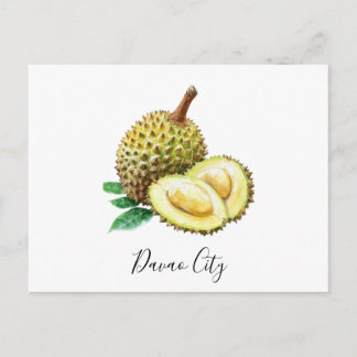 Davao City Durian Ansichtkaart – Tropisch Filipijn Briefkaart