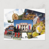 Davao City, Filippijns Briefkaart. Briefkaart (Voorkant)