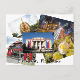 Davao City, Filippijns Briefkaart. Briefkaart