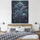 Davao: Stad van de Toekomst Canvas Afdruk (Insitu (Slaapkamer))