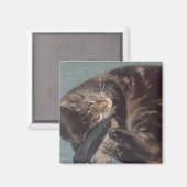 Dave 5.1 Cm Square Magnet afspelen (Voorkant / Achterkant)