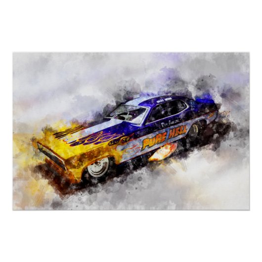 Dave Beebe, Pure Hell Perfect Poster (Voorkant)