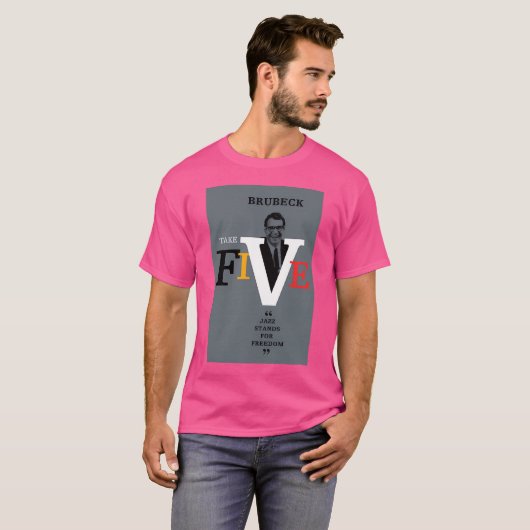 Dave Brubeck - Take Five T-shirt (Voorkant volledig)