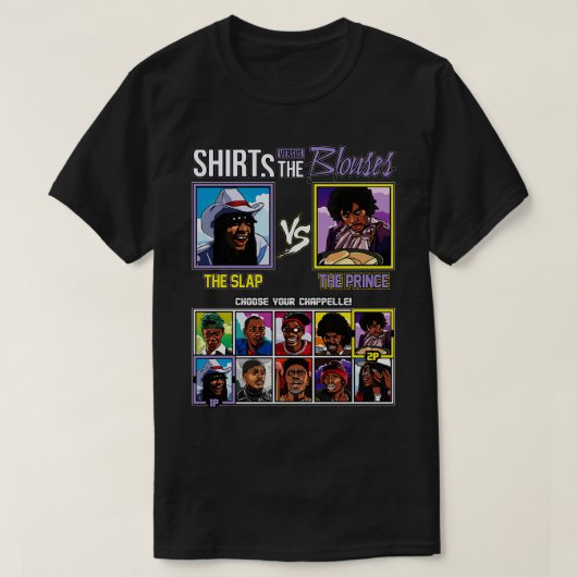 Dave Chappelle Shirten vs Blouses Kussen T-shirt (Design voorkant)